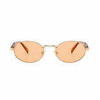 Legacy DUBLIN Amber frame amber lens front view on pure white