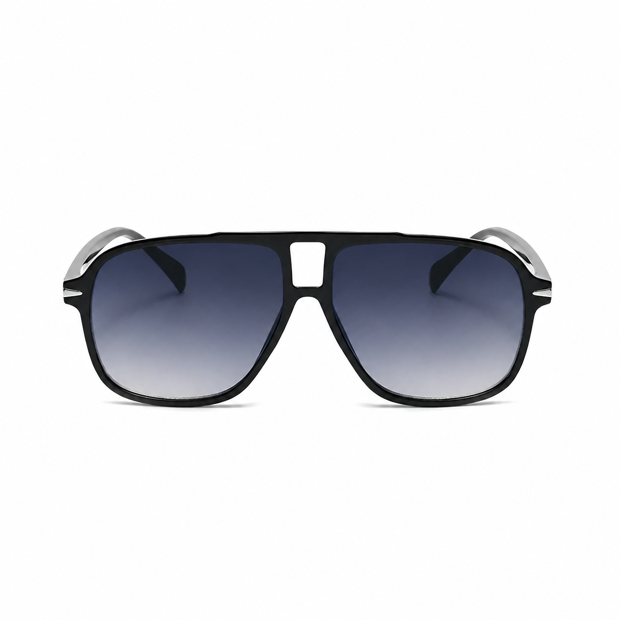 Legacy MONACO black frame navy lens front view