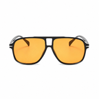 Legacy MONACO black frame orange lens front view