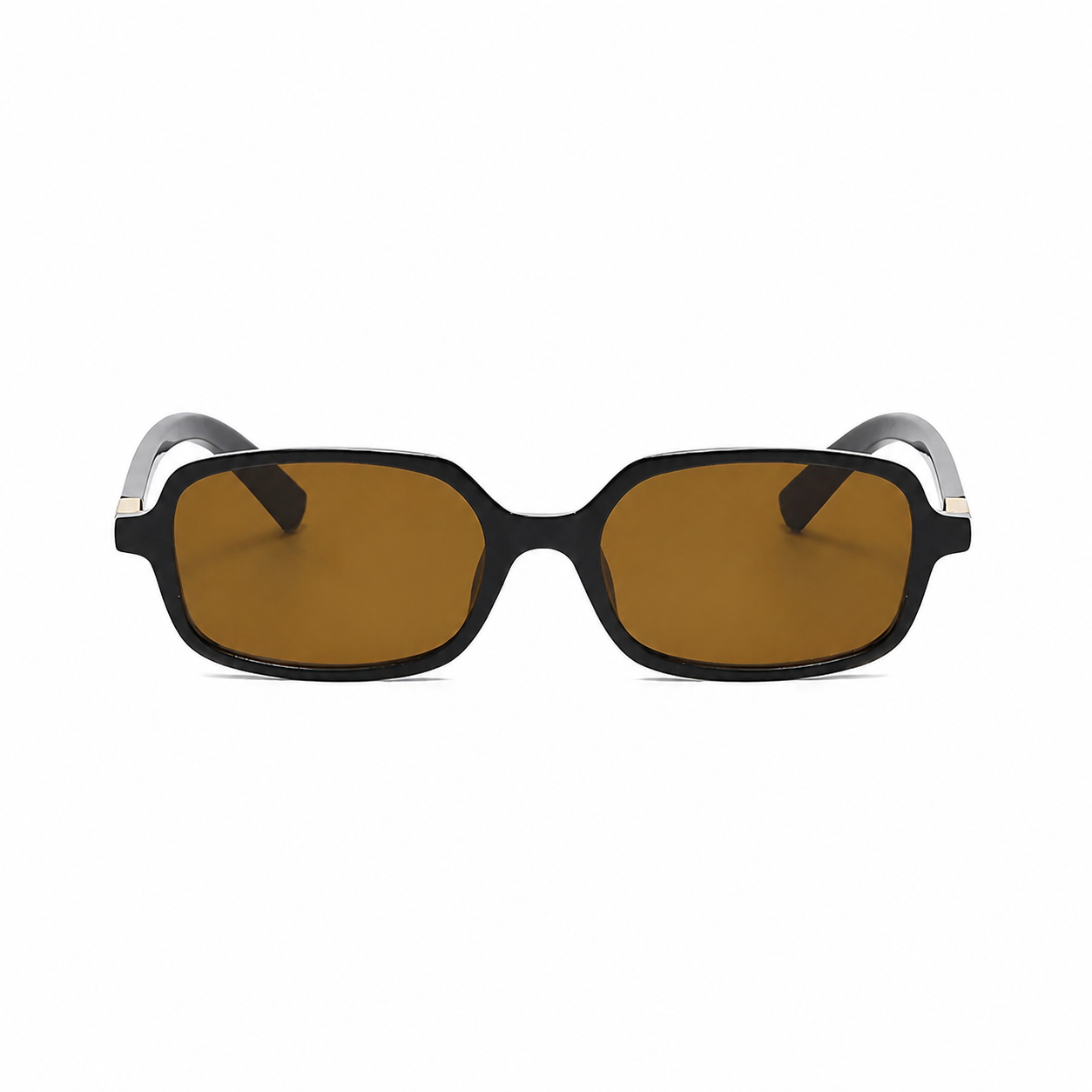 Legacy SEVILLE black frame brown lens front view