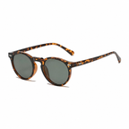 VANCOUVER tortoise frame green lens sunglasses angle view