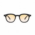 LISBON polarized UV400 geometric sunglasses on pure white background