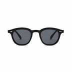 LISBON polarized UV400 geometric sunglasses on pure white background