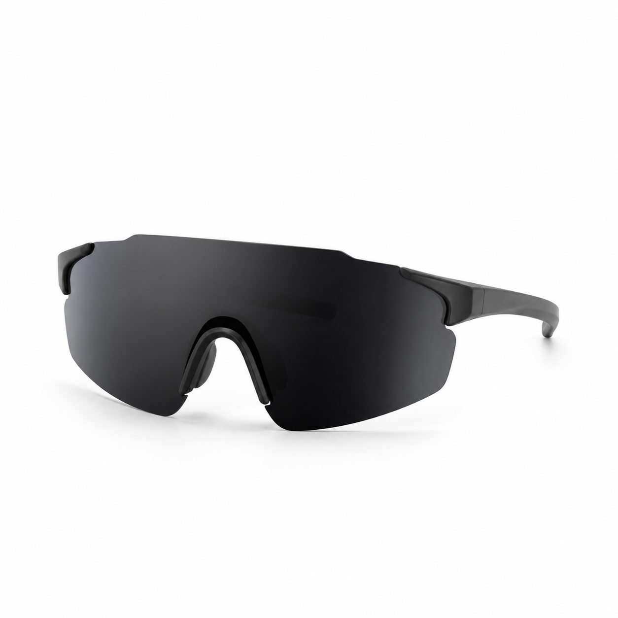 NASH Graphite Black Lightweight Shield Sunglasses 2