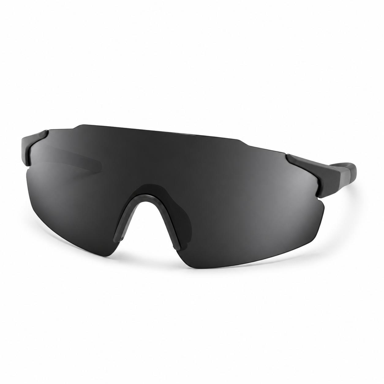 NASH Graphite Black Lightweight Shield Sunglasses 3