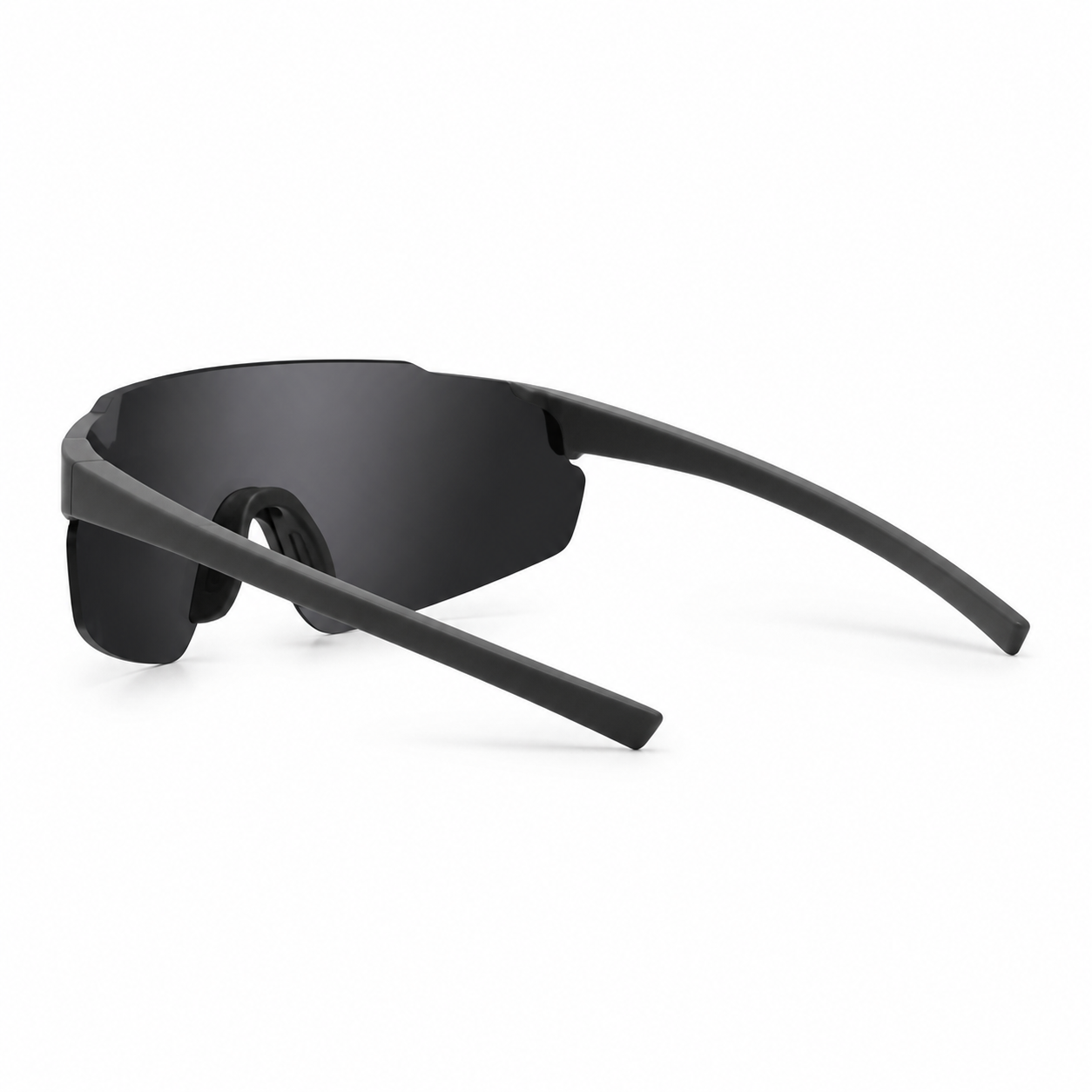 NASH Graphite Black Lightweight Shield Sunglasses 4