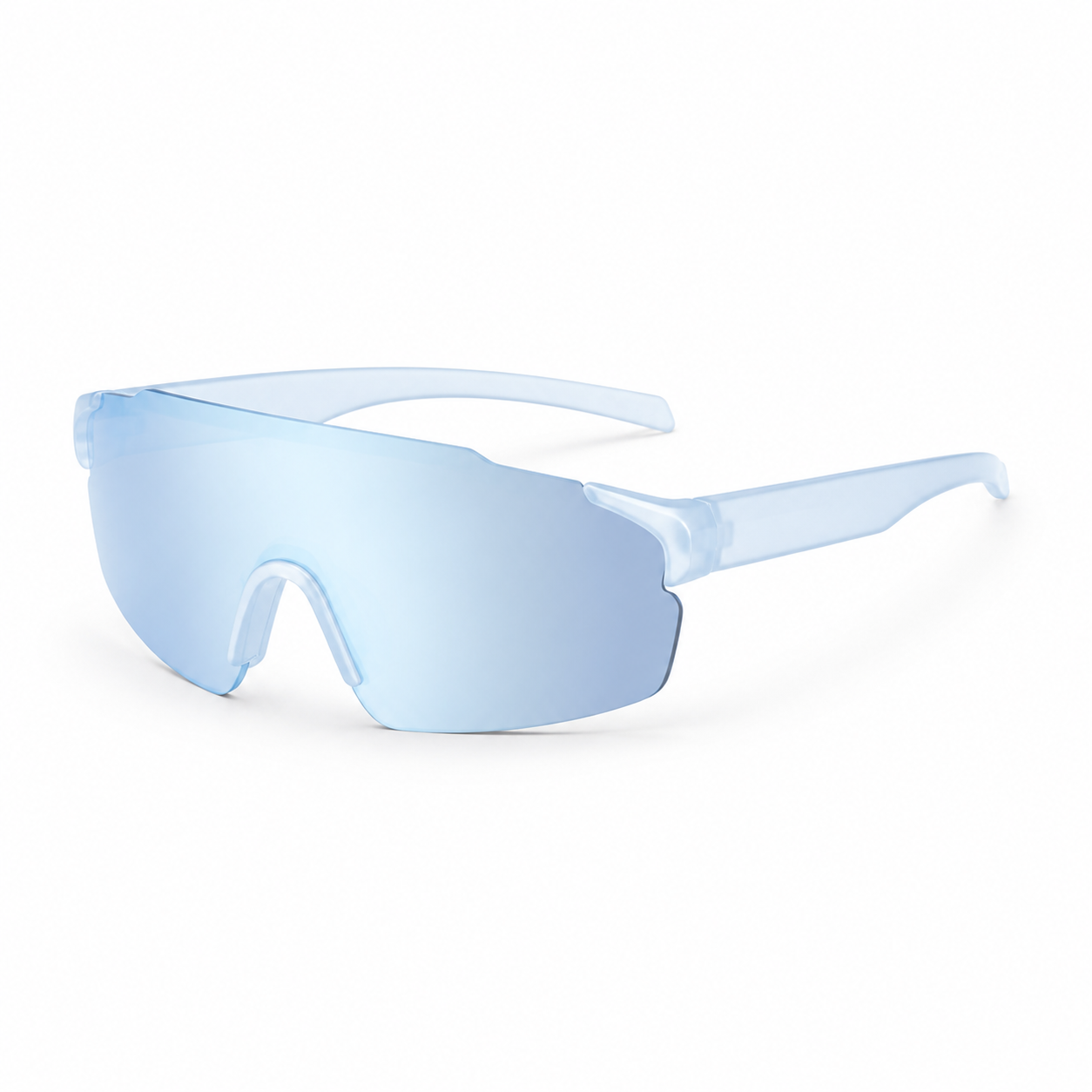NASH Ice Blue Lightweight Shield Sunglasses 4