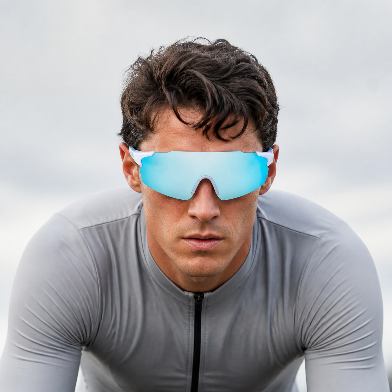 NASH Ice Blue Lightweight Shield Sunglasses 8