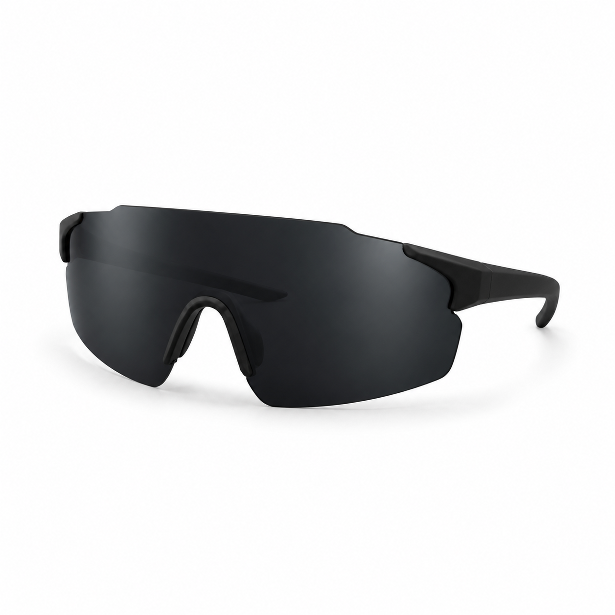 NASH Midnight Black Lightweight Shield Sunglasses 2