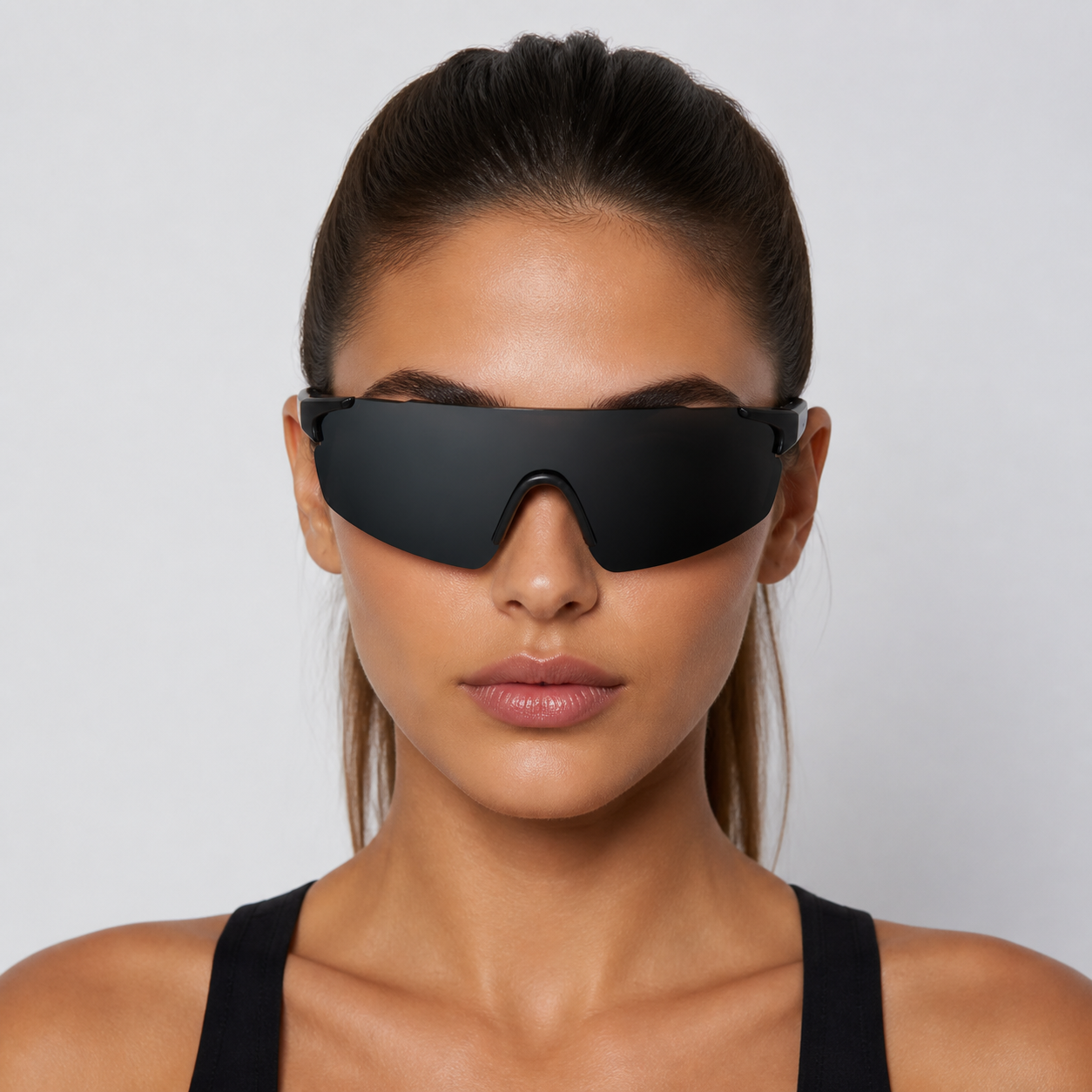 NASH Midnight Black Lightweight Shield Sunglasses 5