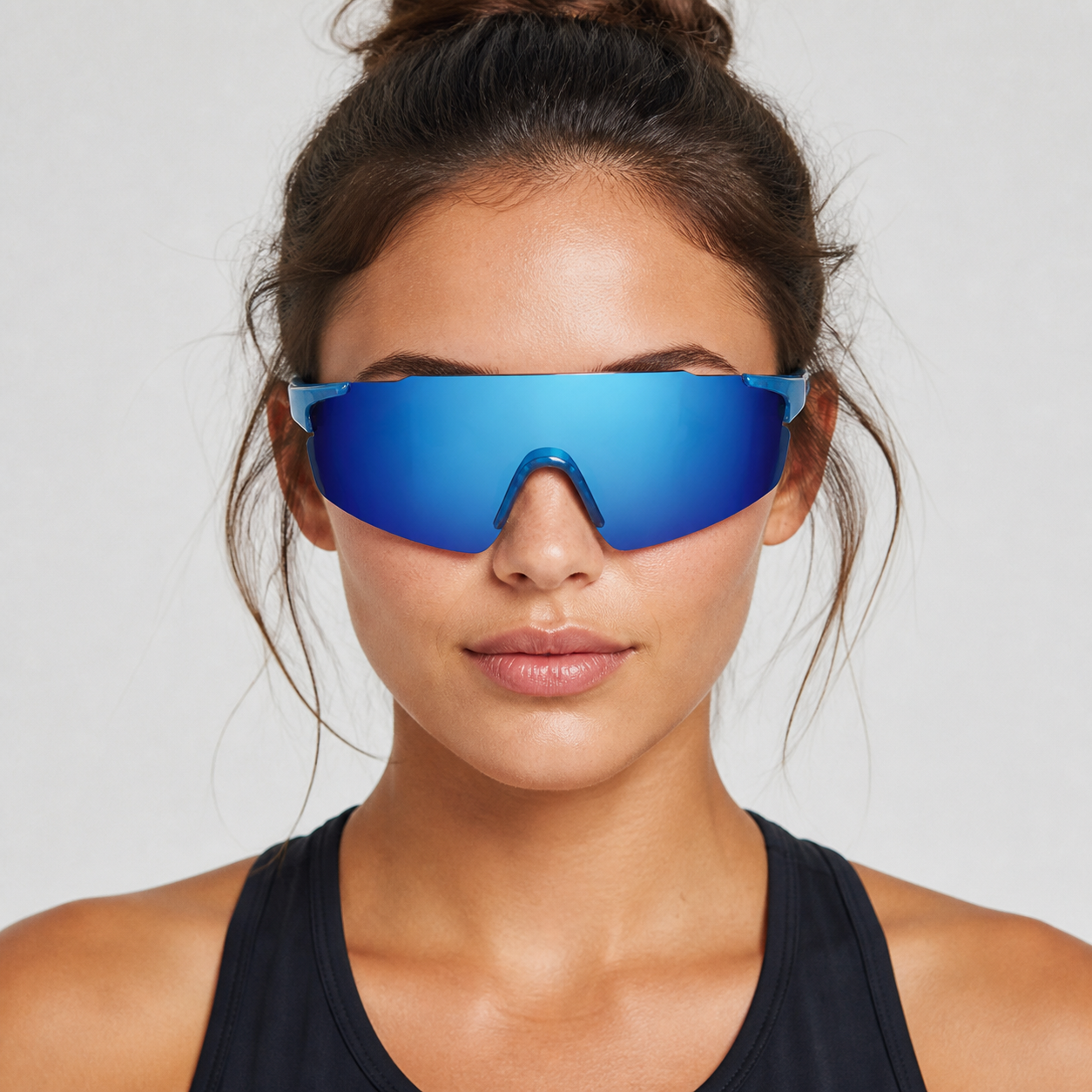 NASH Ocean Blue Lightweight Shield Sunglasses 5