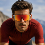 NASH Sunset Red Lightweight Shield Sunglasses 8