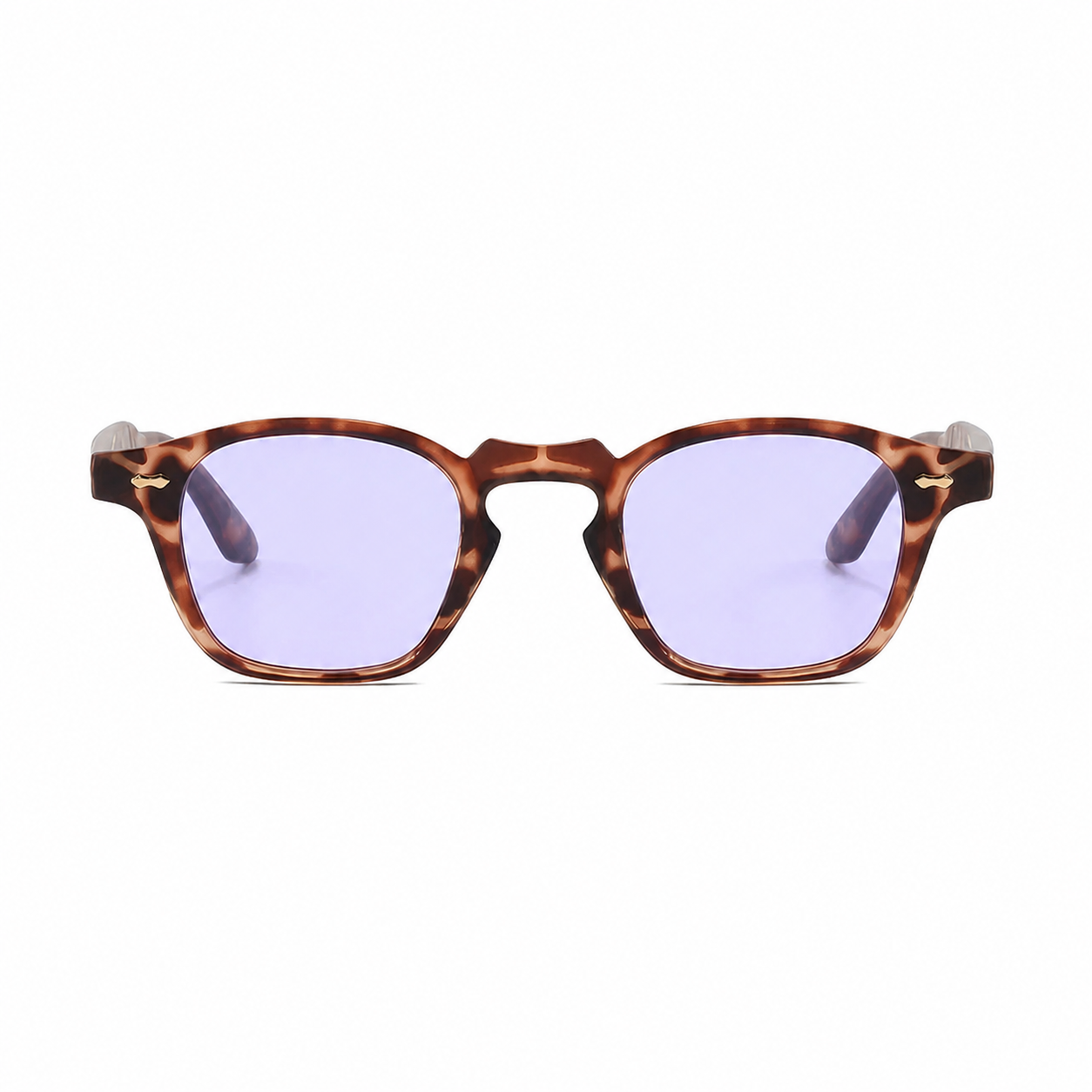 PARIS polarized UV400 square sunglasses on pure white background