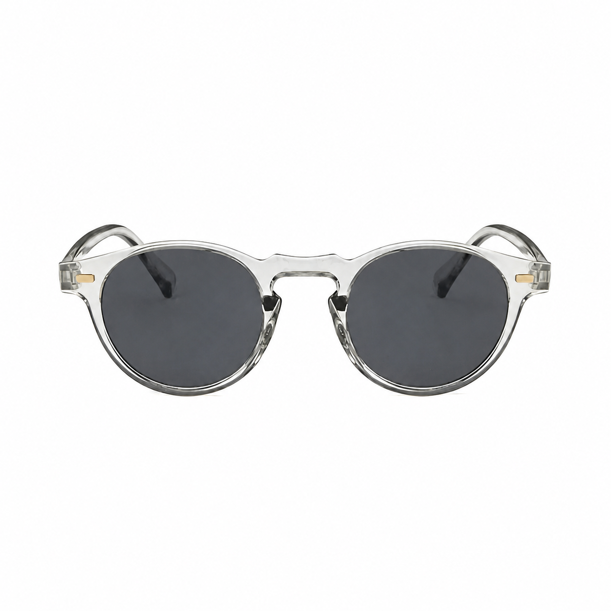 Legacy PORTO clear frame round sunglasses front view